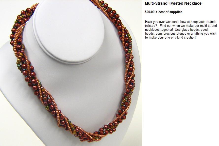 McBead Creations Previous Beading Classes 3 Chartwell Ave, Unit 6